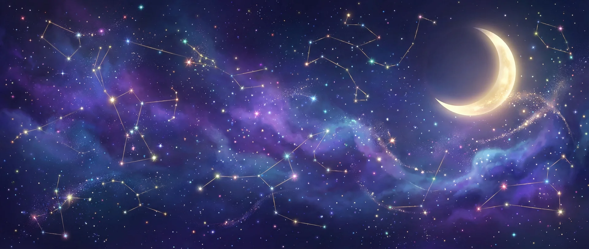 星空背景 - 惊蛰的演员 | 每日星座运势与塔罗占卜